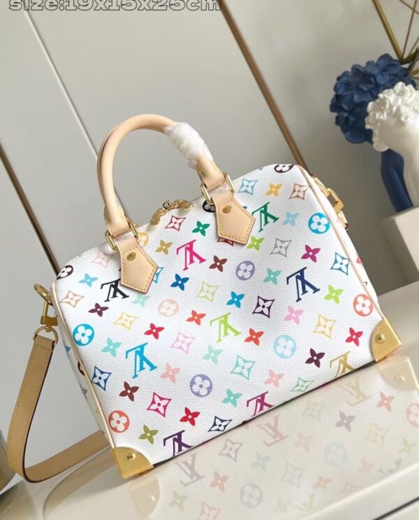 LOUIS VUITTON x Takashi Murakami Speedy  BANDOULIÈRE 25