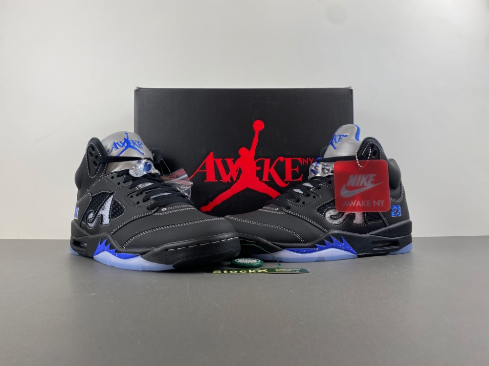 Awake NY x Air Jordan 5 “Racer Blue” - Image 9