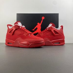Air Jordan 4 Big Red Scuffed
