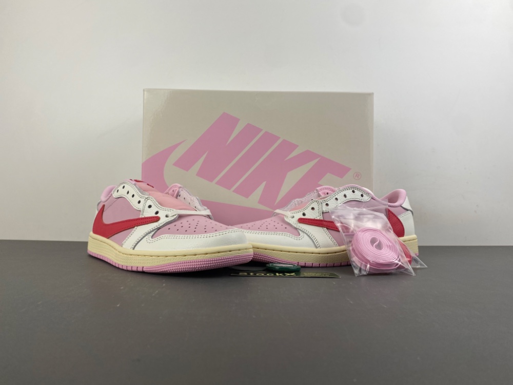 Travis Scott × AJ1 Low “Shy Pink” - Image 5