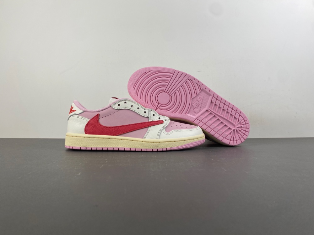 Travis Scott × AJ1 Low “Shy Pink” - Image 2
