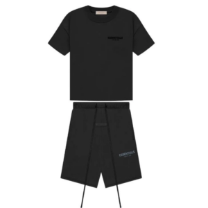 Fear of God Essentials Tee Stretch Limo+Fear of God Essentials Shorts (SS21) Black/Stretch Limo