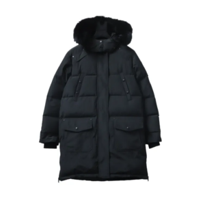 Moose Knuckles Onyx Shearling Big Rider Parka Black