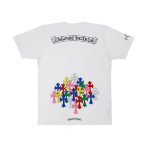 Chrome Hearts Multi Color Cross T-shirt White