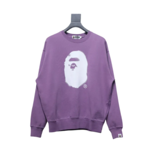 BAPE Logo Hoodie Purple