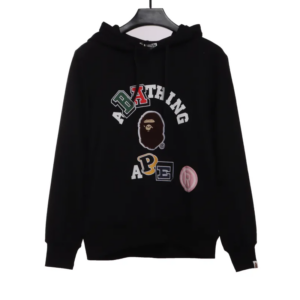 BAPE Pullover Hoodie Black