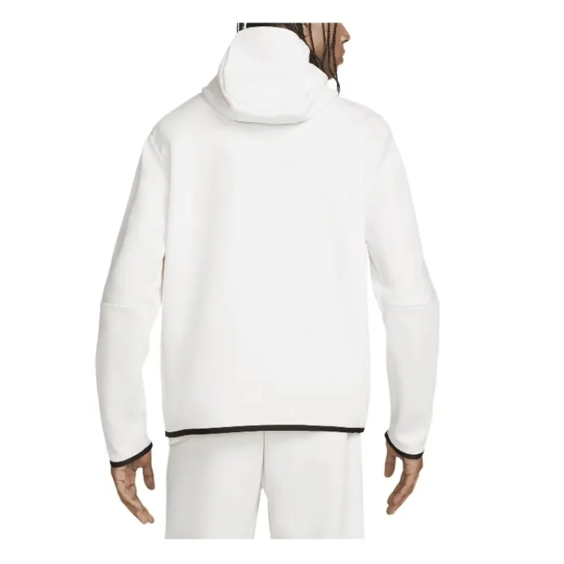 Nike Sportswear Tech Fleece Full-Zip Hoodie & Joggers Set White - Image 3