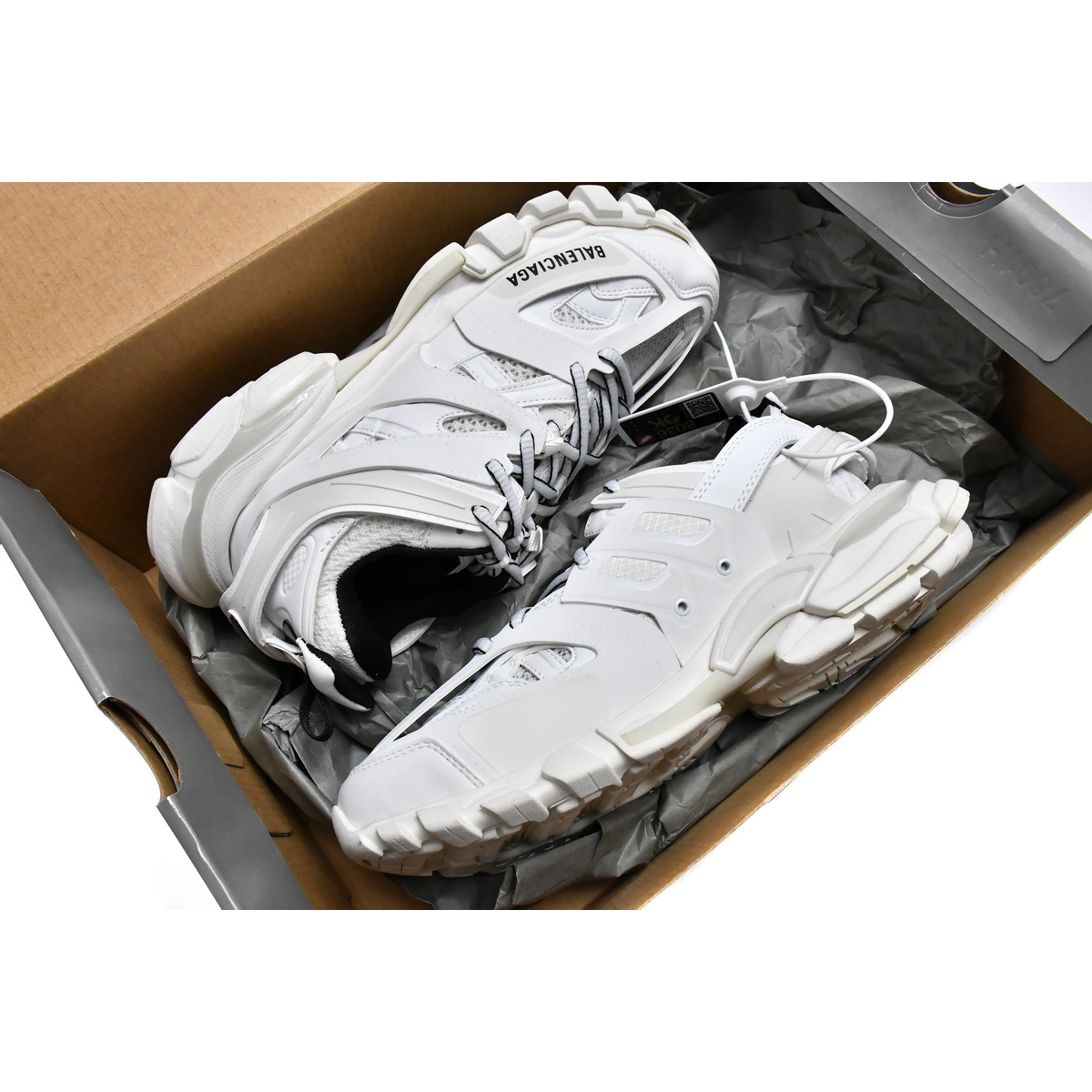 Balenciaga Track White Black LED 542023W3AC19010 - Image 4