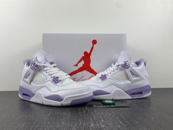 Air Jordan 4 “”White Purple” - Image 2