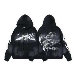 Hellstar Spiderweb Sport Black Hoodie #2039