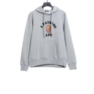 BAPE Pullover Hoodie Heather Grey