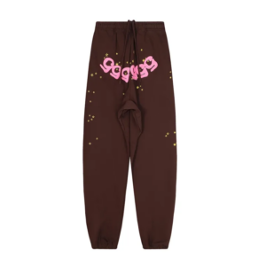 Sp5der Angel Number Sweatpants Brown SS22
