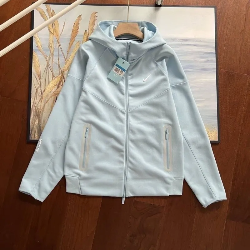 Nike Sportswear x NOCTA Tech Fleece Full Zip Hoodie & Joggers Set Cobalt Tint - Image 2