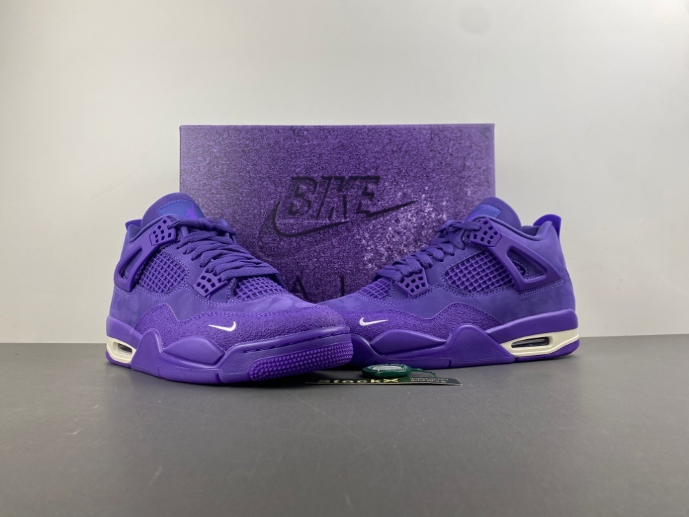 Nigel Sylvester x Air Jordan 4 RETRO OG SP PURPLE - Image 2