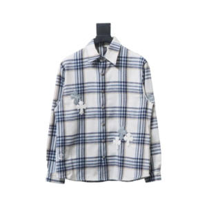 Chrome Hearts CH Flannel White Blue