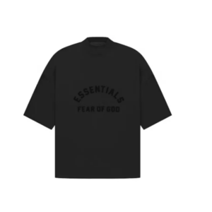 Fear of God Essentials Arch Logo Tee Jet Black
