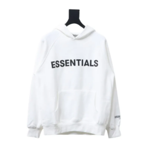 Fear of God Essentials Pullover Hoodie Applique Logo White