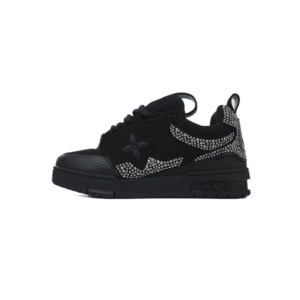 Louis V Skate Trainer Black Swarovski Monogran 1ABMHV