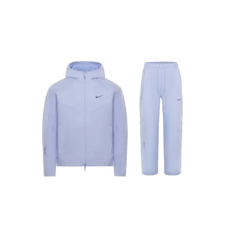 Nike Sportswear x NOCTA Tech Fleece Full Zip Hoodie & Joggers Set Palest Purple