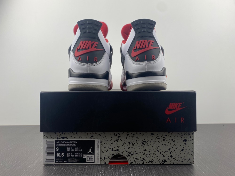 Jordan 4 Retro Fire Red (2020) - Image 4