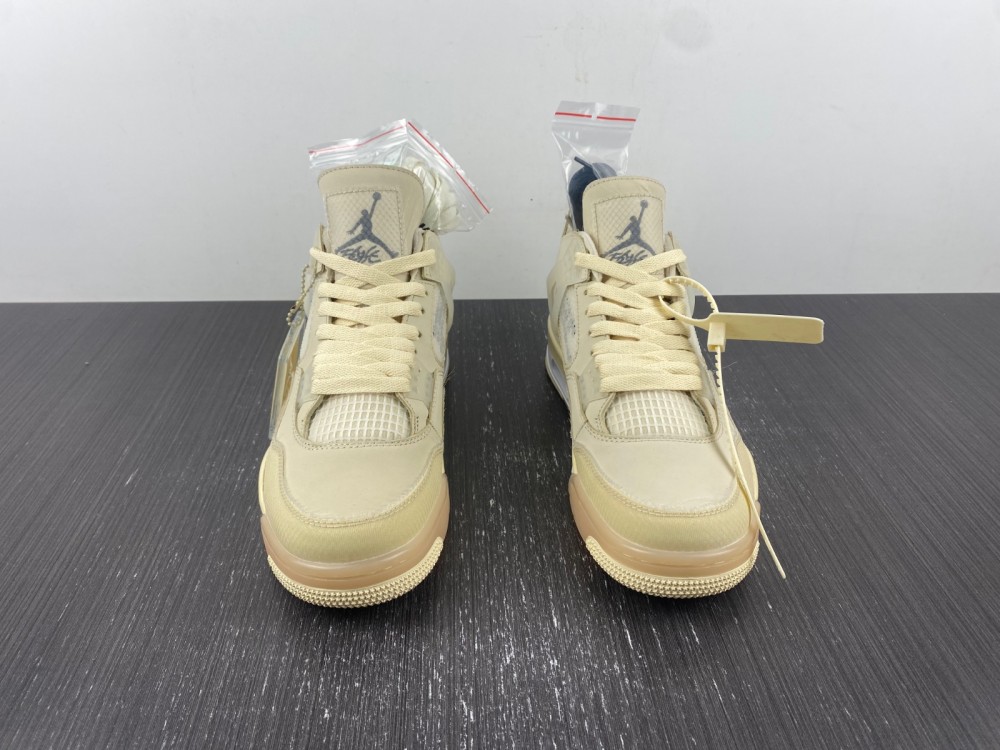 Jordan 4 RetroOff-White Sail - Image 4